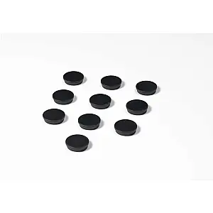 Memomagneten, rond en in diverse diameters en kleuren