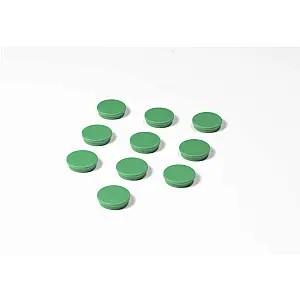 Memomagneten, rond en in diverse diameters en kleuren