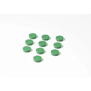 Memomagneten, rond en in diverse diameters en kleuren