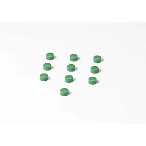 Memomagneten, rond en in diverse diameters en kleuren