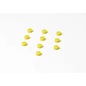 Memomagneten, rond en in diverse diameters en kleuren