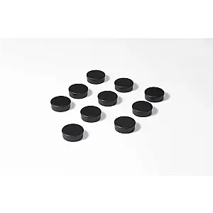 Memomagneten, rond en in diverse diameters en kleuren
