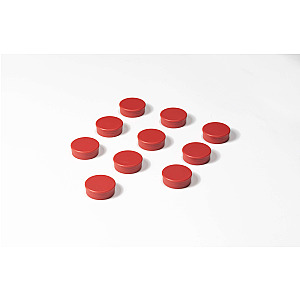 Memomagneten, rond en in diverse diameters en kleuren