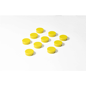 Memomagneten, rond en in diverse diameters en kleuren