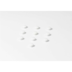 Memomagneten, rond en in diverse diameters en kleuren