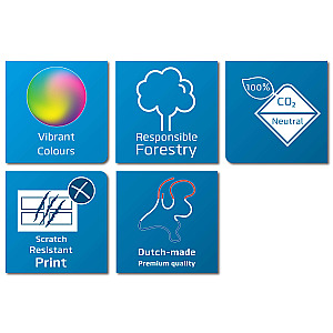 Presentiebord Softline profiel 8mm, IN/OUT 70x60 cm