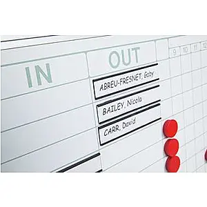 Presentiebord - IN/OUT 70x60 cm