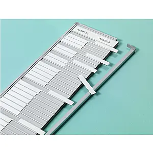 Presentiebord met schuifjes geschikt voor 10, 20 of 30 posities